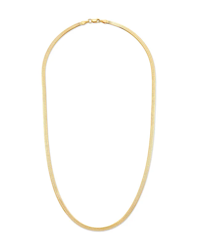 Small Paperclip Chain Necklace in 18k Gold Vermeil | Kendra Scott