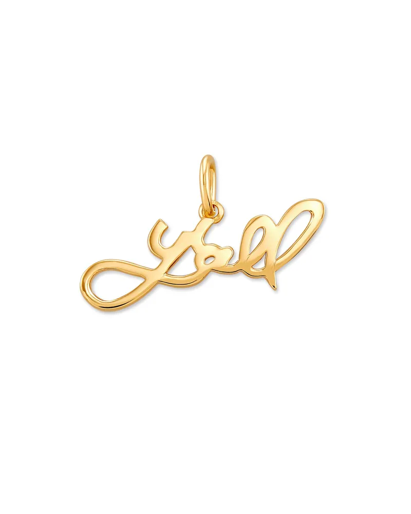 Y'all Charm 18k Yellow Gold Vermeil