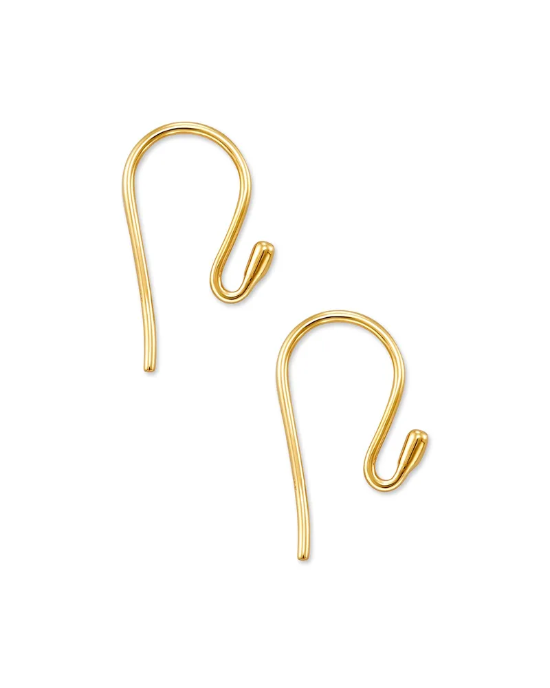 Earring Hook in 18k Gold Vermeil