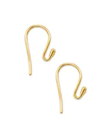 Earring Hook in 18k Gold Vermeil