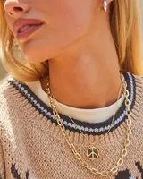 Korinne Chain Necklace in Gold