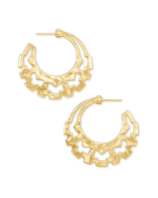 Shiva Hoop Earrings in Gold