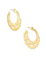 Shiva Hoop Earrings in Gold