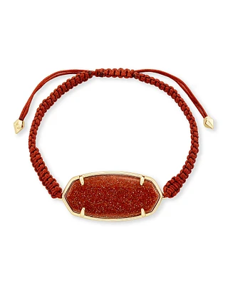 Elle Gold Friendship Bracelet in Goldstone