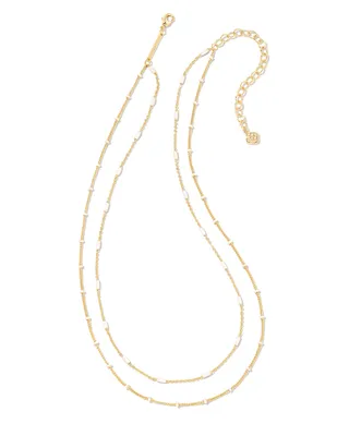 Dottie Gold Multi Strand Necklace in