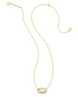 Elisa Gold Alabama Necklace in Ivory Mother-of-Pearl