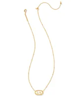 Elisa Gold Louisiana Necklace in Ivory Mother-of-Pearl