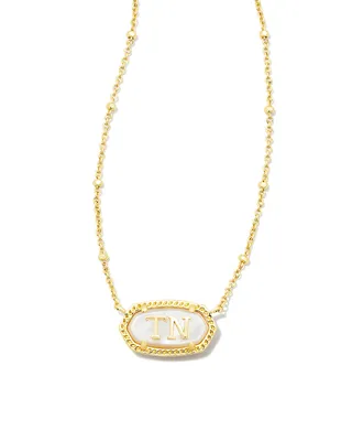 Elisa Gold Tennessee Necklace in Ivory Mother-of-Pearl