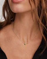 Maisie Sterling Silver Pendant Necklace Turquoise