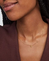 Maisie 18k Gold Vermeil Pendant Necklace White Topaz