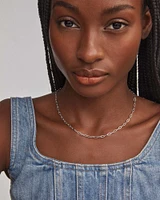 Small Paperclip Chain Necklace 18k Gold Vermeil