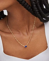 Cailin Gold Pendant Necklace Ivory Mother-of-Pearl