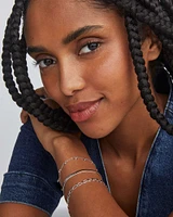 Kassie Set of 3 Chain Bracelets Gold