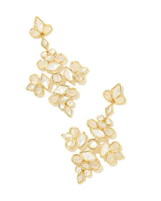Kinsley Gold Statement Earrings in Mix