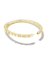 Gracie Gold Bangle Bracelet White Mix