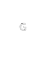 Letter G Single Stud Earring in Sterling Silver 
