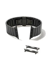 Hudson Watch Band Gunmetal Stainless Steel