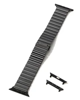 Hudson Watch Band Gunmetal Stainless Steel