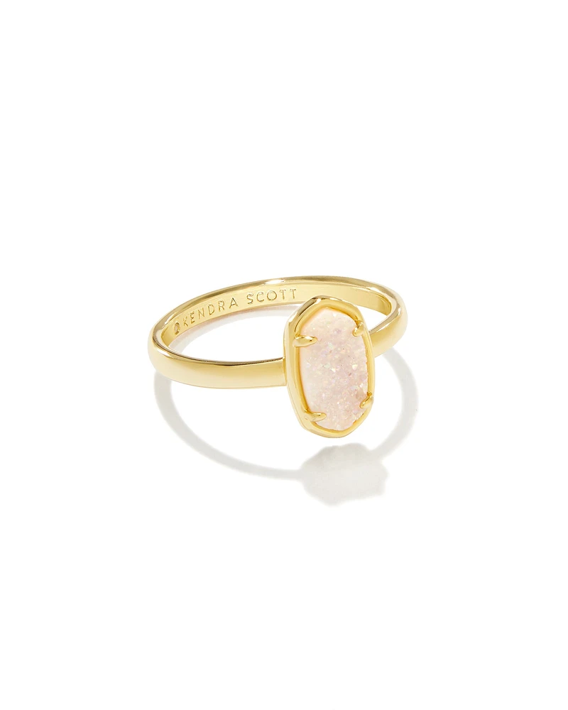 Grayson Gold Band Ring Ivory Mother-of-Pearl