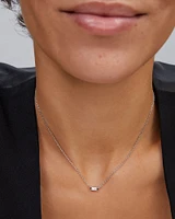 Juliette Gold Pendant Necklace White CZ