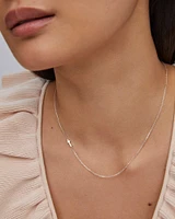 Cross Inline Necklace 18k Gold Vermeil