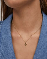 Cross Pendant Necklace Gold