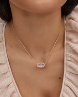 Elisa Gold Pendant Necklace Amethyst