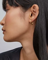 Ellen Huggie Earrings 18k Gold Vermeil