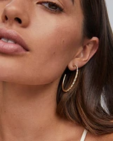 Veronica Hoop Earrings Gold