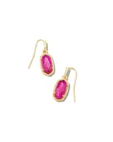 Lee Gold Drop Earrings in Azalea Illusion