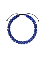 Cade Oxidized Sterling Silver Bracelet Blue Lapis