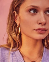 Danielle Gold Convertible Link Earrings Ivory Mother-of-Pearl