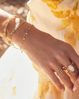 Kelly Bangle Bracelet Gold