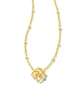Kelly Short Pendant Necklace in Gold