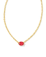 Cailin Gold Pendant Necklace Ivory Mother-of-Pearl