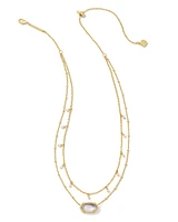 ELISA PEARL MST NCK GOLD IVORY MOP