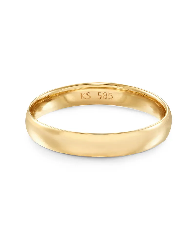 Ellms Ring Set in Rose Gold / Black Granite – JULIA