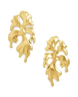 Savannah Statement Earrings in Vintage Gold