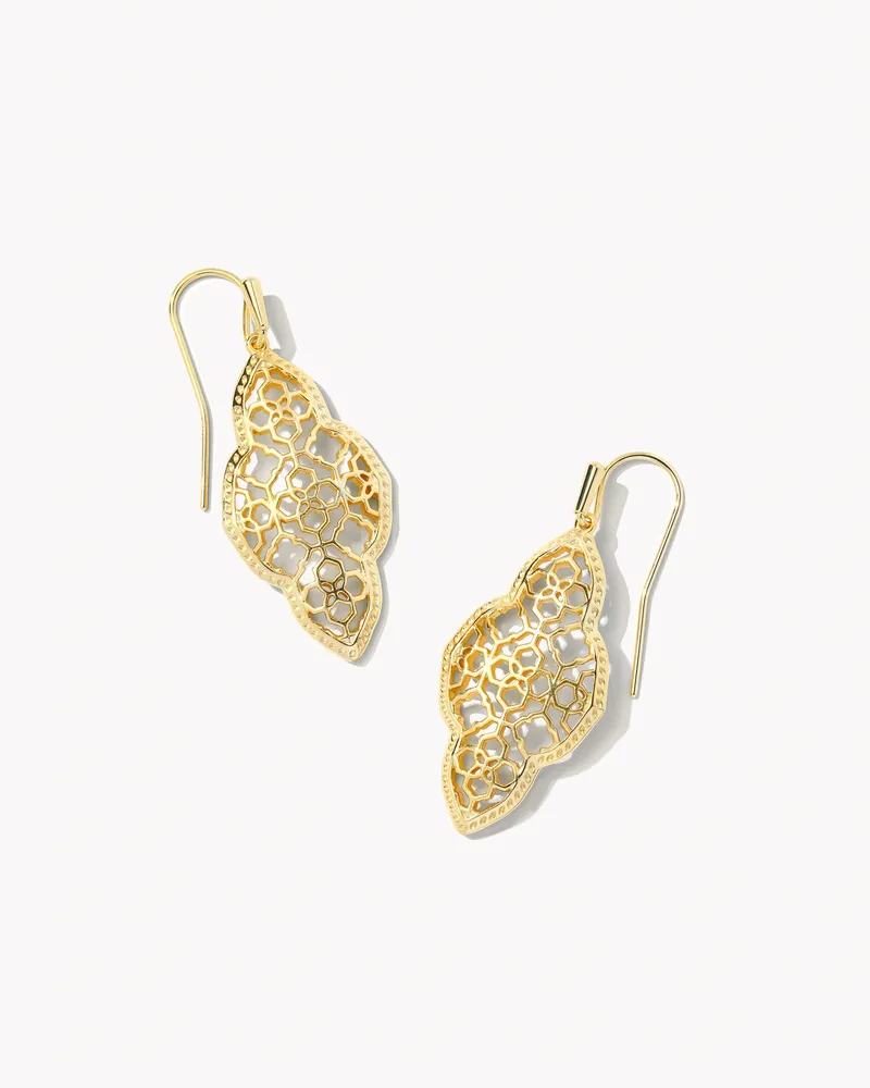 Abbie Drop Earrings Gold