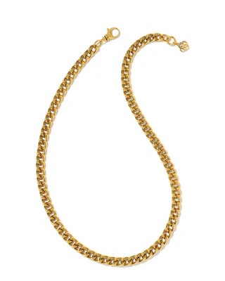 Vincent Chain Necklace in Vintage Gold