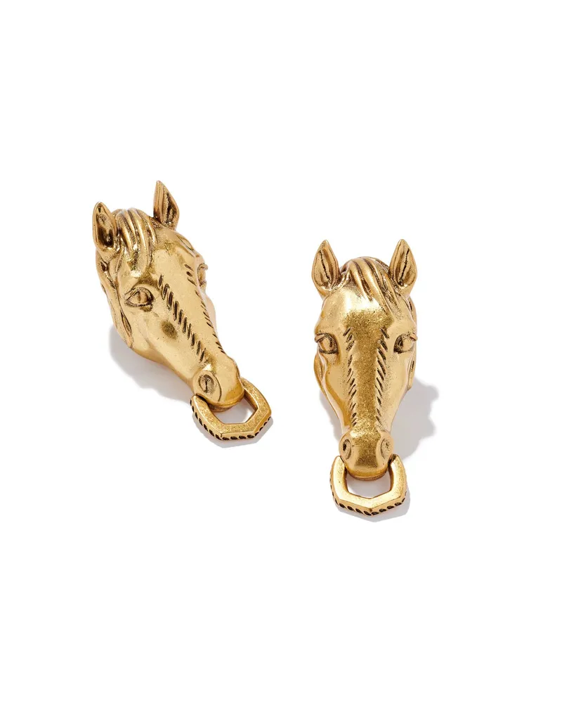 Beau Statement Earring in Vintage Gold