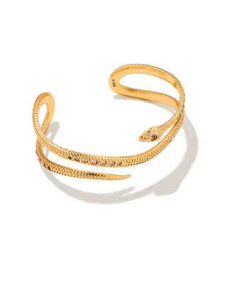Phoenix Cuff Bracelet in Vintage Gold