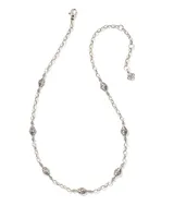 Shiva Strand Necklace in Vintage Silver