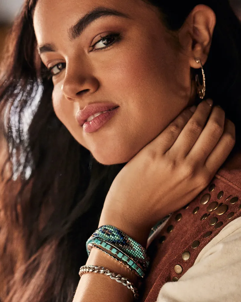 Britt Gold Beaded Bracelet Neutral Mix