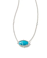 Baroque Vintage Silver Elisa Pendant Necklace in Natural Mother-of-Pearl