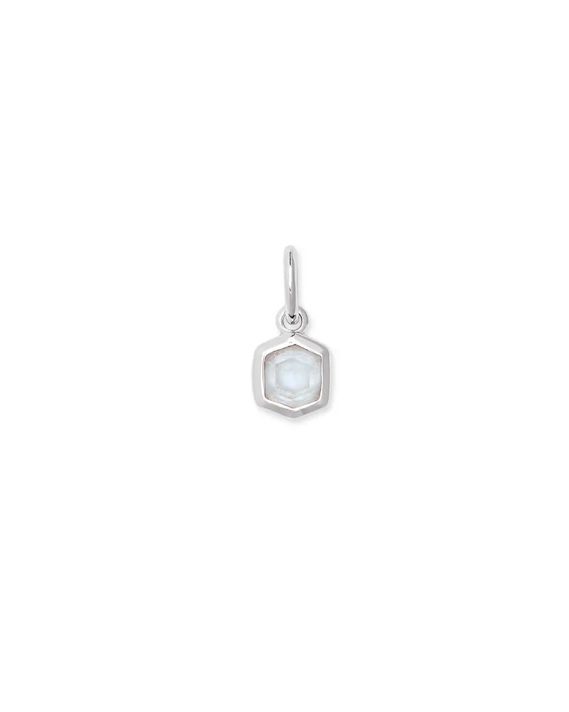 Davie Sterling Silver Charm in Rock Crystal