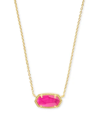 Elisa Gold Pendant Necklace Amethyst