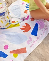 Beach Towel in Terrazzo