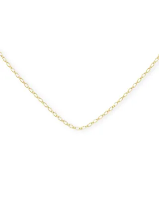 30 Inch Thin Chain Necklace in 18k Gold Vermeil