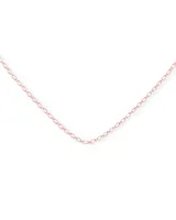 30 Inch Thin Chain Necklace in 18k Rose Gold Vermeil